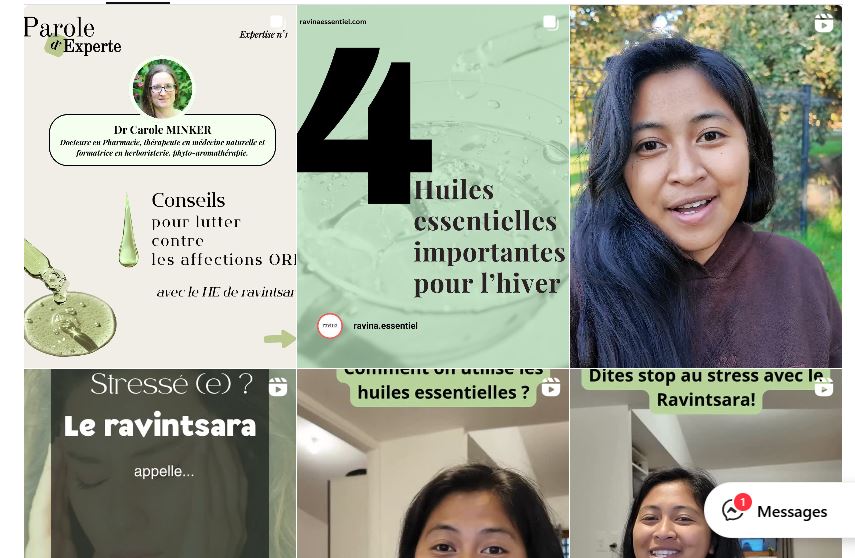 Trop heureuse de vous annoncer le lancement de la page Instagram de ravina ! 🌿